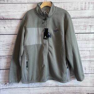Antigua LA DOGERS COURSE FULL ZIP JACKET GRAY SIZE XL NWT